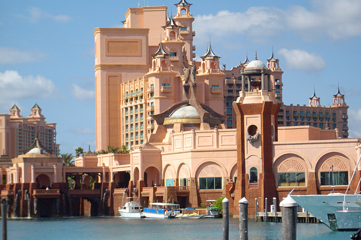 Experience the world-renowned Atlantis Resort on sun-splashed Paradise Island on your Carnival cruise to Nassau. Try your luck in the largest casino in The Bahamas, and thrill to the rich marine world in The Dig—home to the undersea “ruins” of the storied city of Atlantis. (Photo Credit: © Lily Pond/Fromers.com Community)